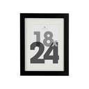 [121156A ZEN16] Cadre photo noir Eva 18x24 