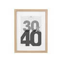 [121158C ZEN16] Cadre photo naturel Eva 30x40