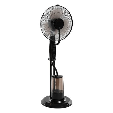 misting fan, black