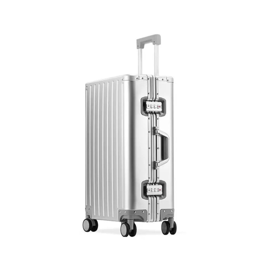 Tin Goose Aluminum Suitcase © Color 1870 Silver