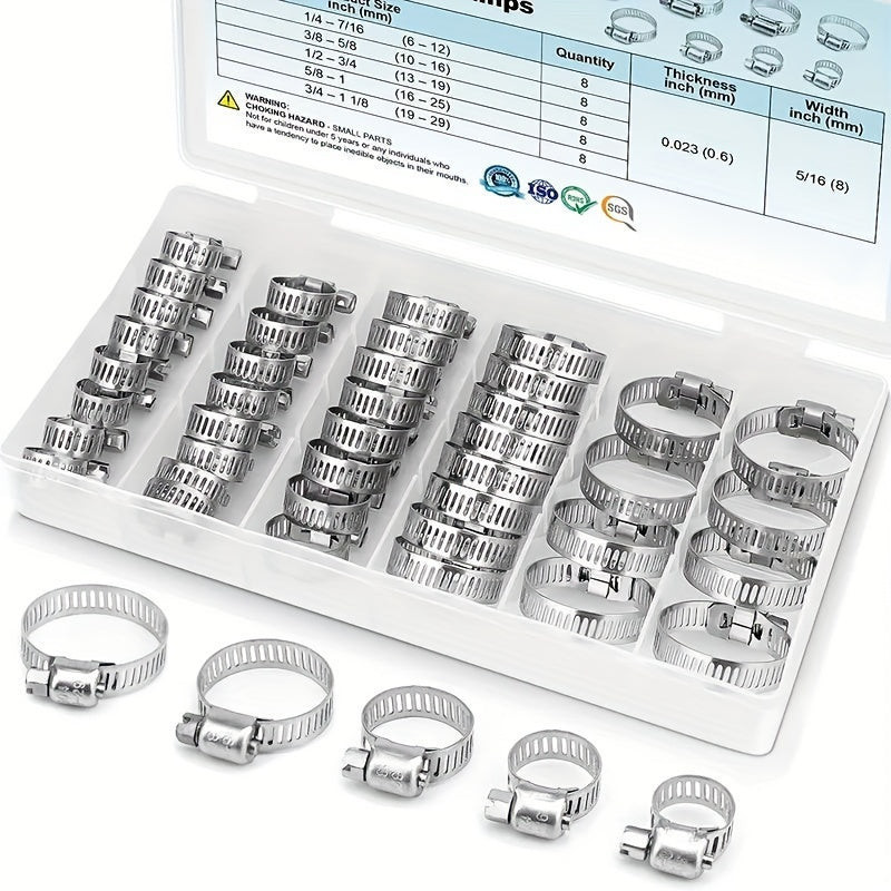 Jeu de 40 colliers de serrage - (2,54/10,16 cm - 2)