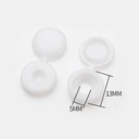 [LEO-4145-02 ZEN20] Vis Couverture bouchons (100 pcs) - Blanc