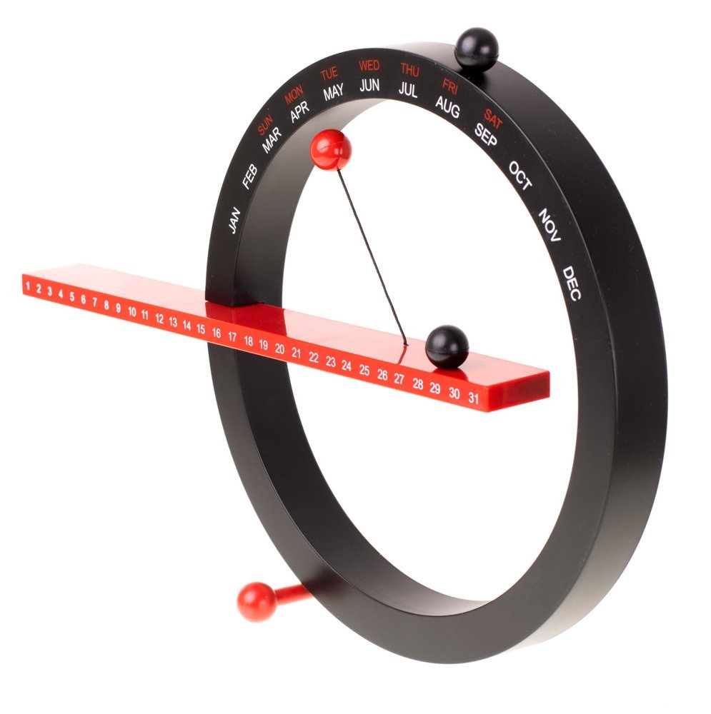 Magnetic calendar (perpetual) BLACK