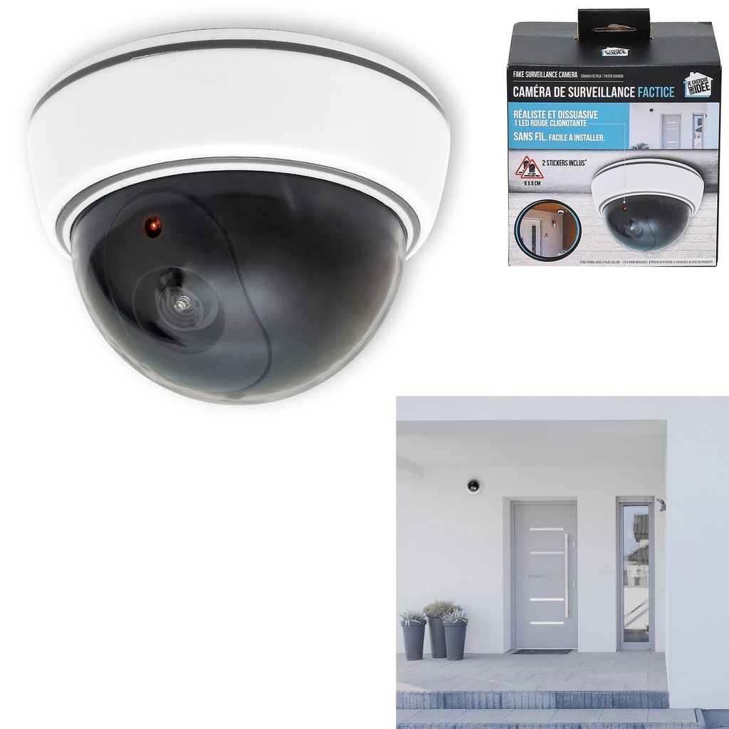 round dummy surveillance camera