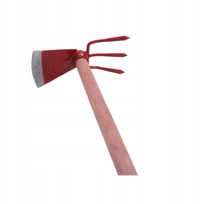 Gardening Spades Hoe with red claws forks
