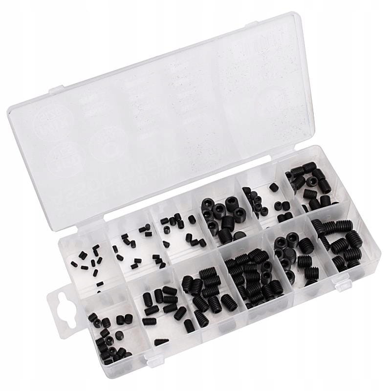 Jeu de vis Allen sans tête de verrouillage 160pcs