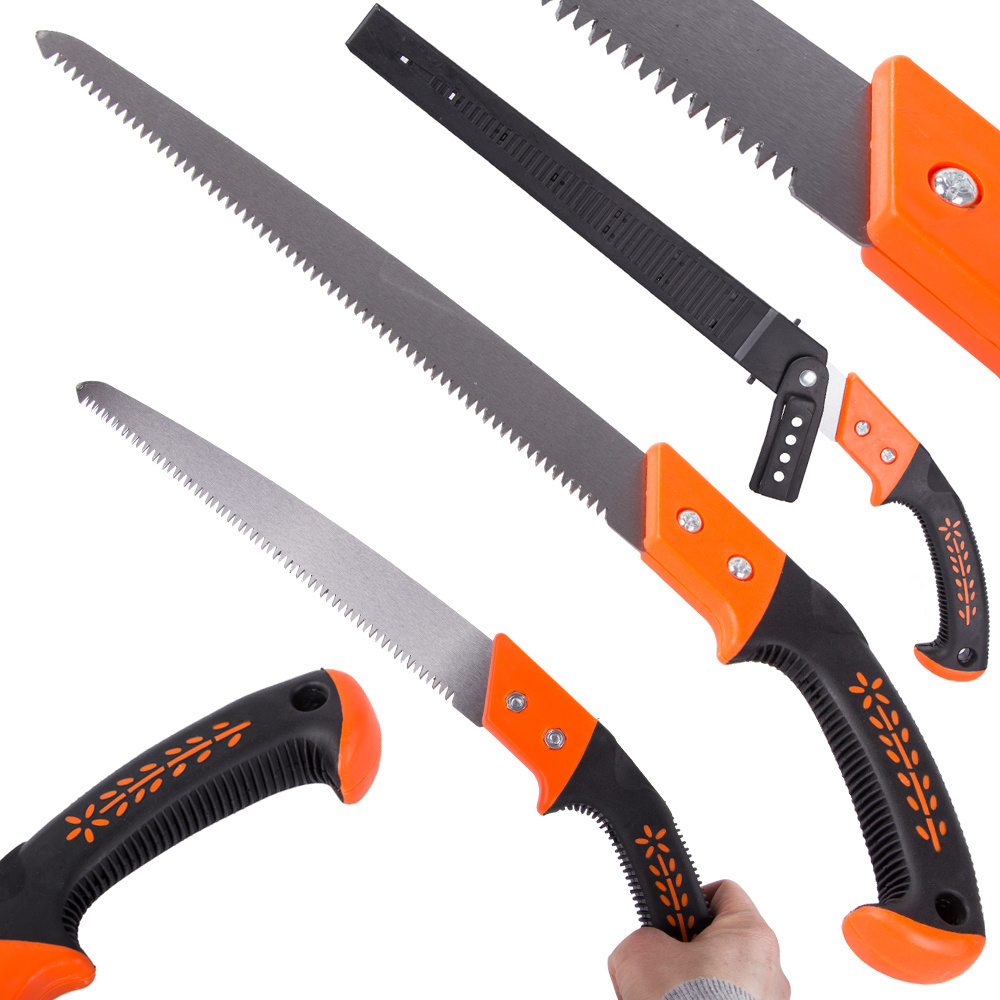 Portable garden saw for cutting branches