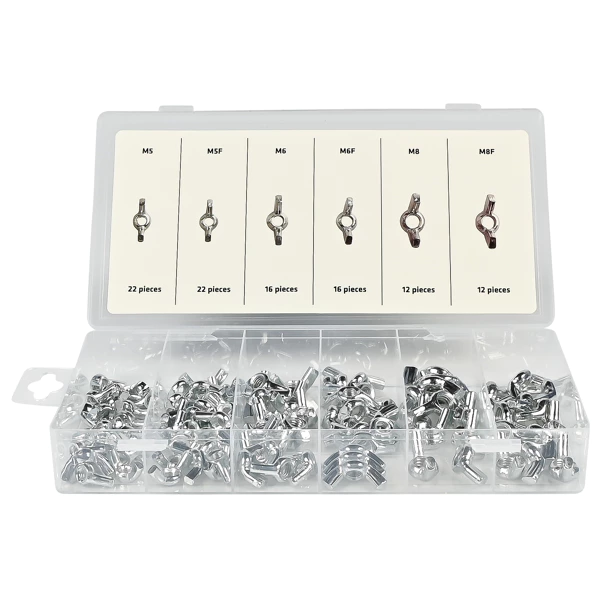 Jeu de noix papillon 100 pc