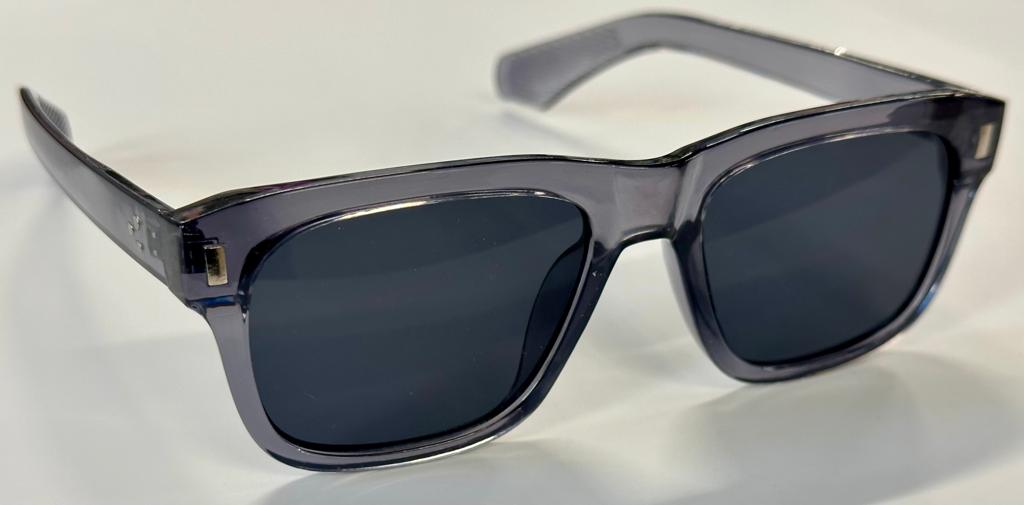 (1- B3683) Dark gray sunglasses. Cat.3 glasses. Strong solar light. THIS