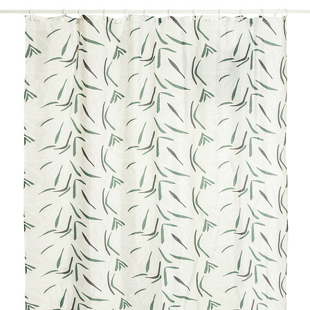 Multicolored shower curtain