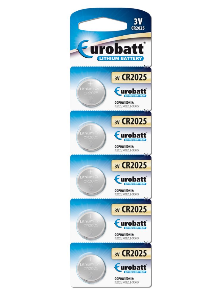 Pile Lithium CR2025 - BP5 Eurobatt