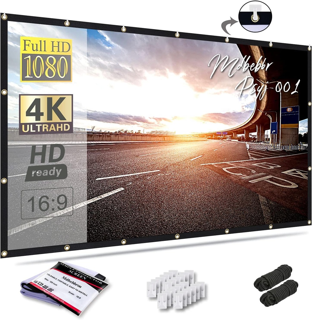 Ecran de projecteur 120 pouces 16:9