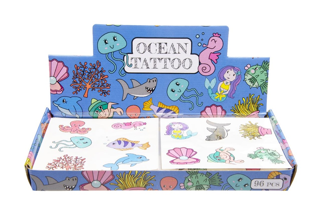 Tattoo animaux aquatiques (3pcs)