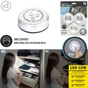 [LA10443 ZEN28] Lampe led push x3