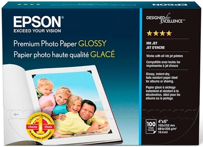 Papier Photo Epson 256g 100pieces