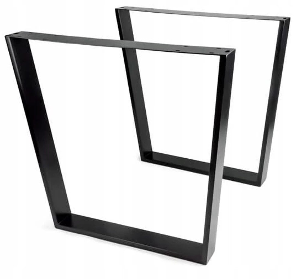 Pieds trapese  pour table / bureau – 780 × 730 mm Noir