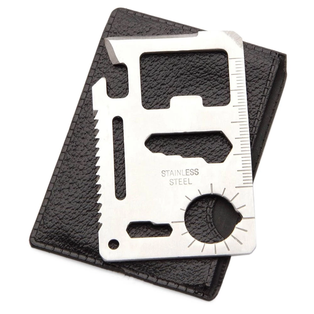 Multi-tool knife survival card