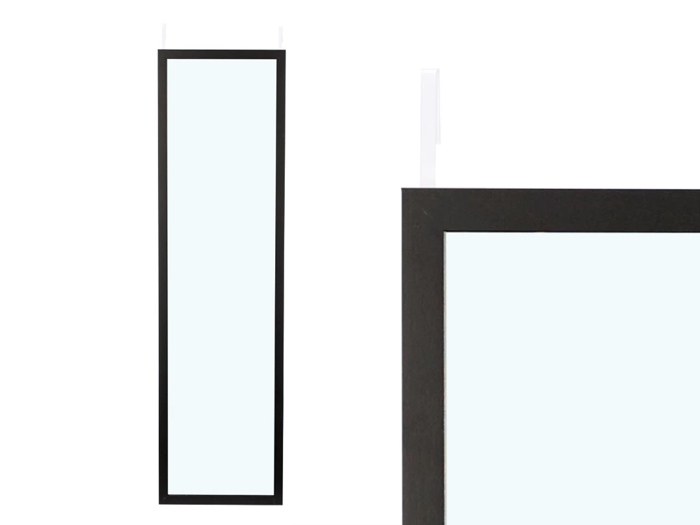 Black mirror holder 30x120 cm