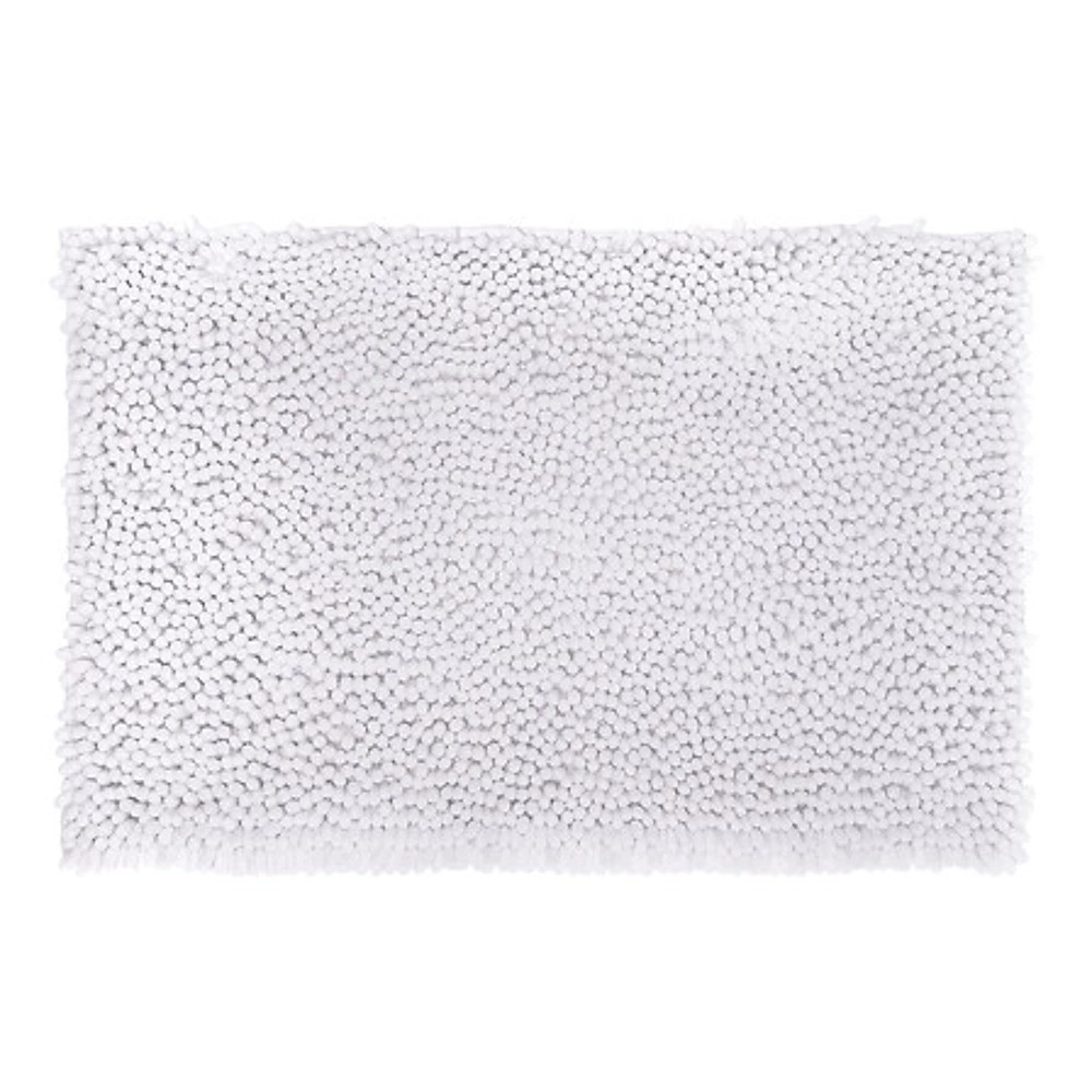 Tapis maxi chenille 50x80 cm, blanc