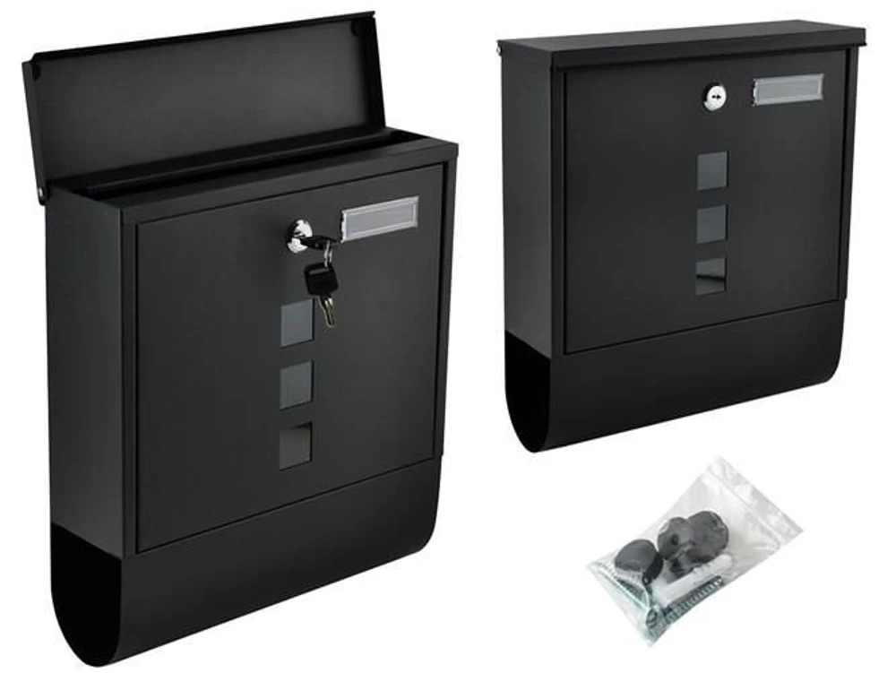 Boite aux lettres double – porte d’entrée métal