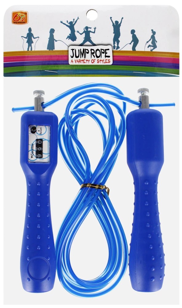 Skipping rope with counter 16x26x3 cm