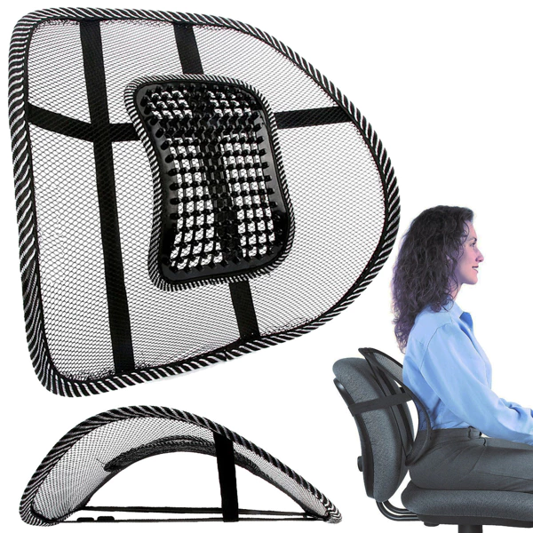 Coussin de soutien dorsal avec massage pour fauteuil