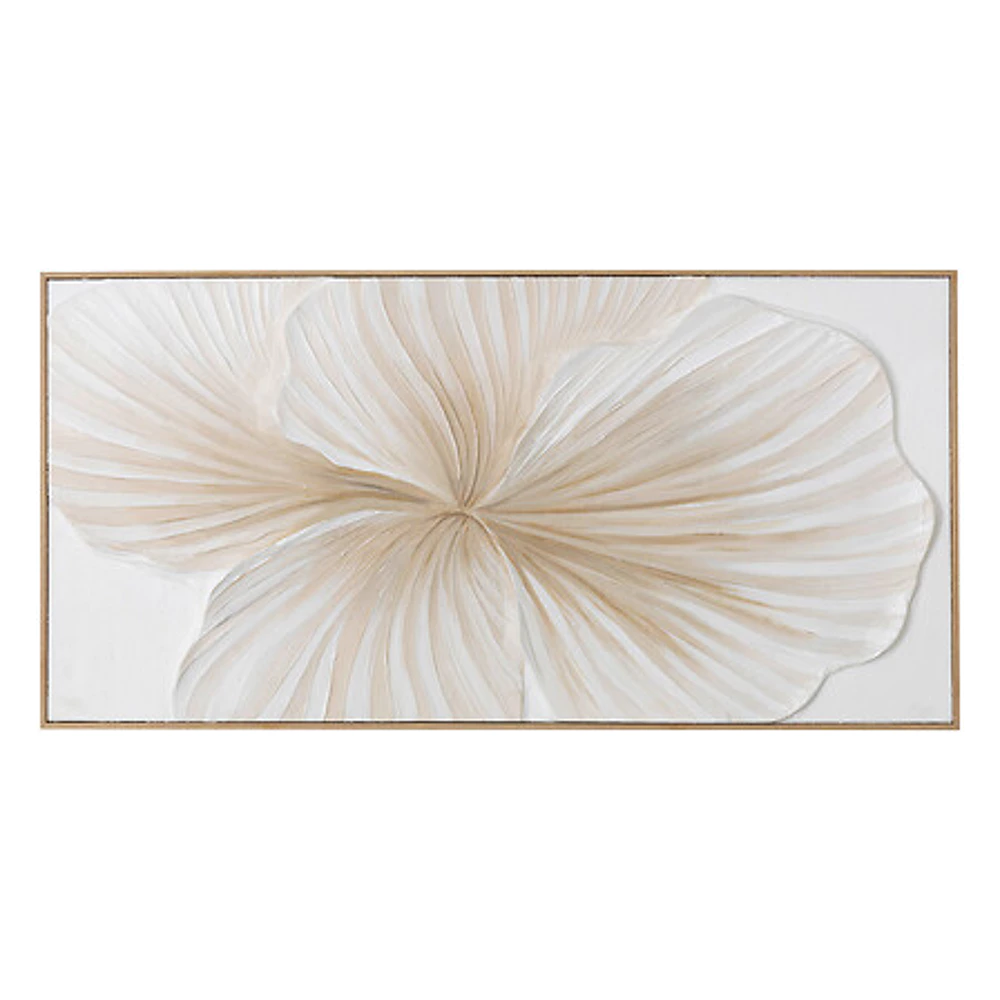 Christina 3D wall decoration 58x118 cm – white