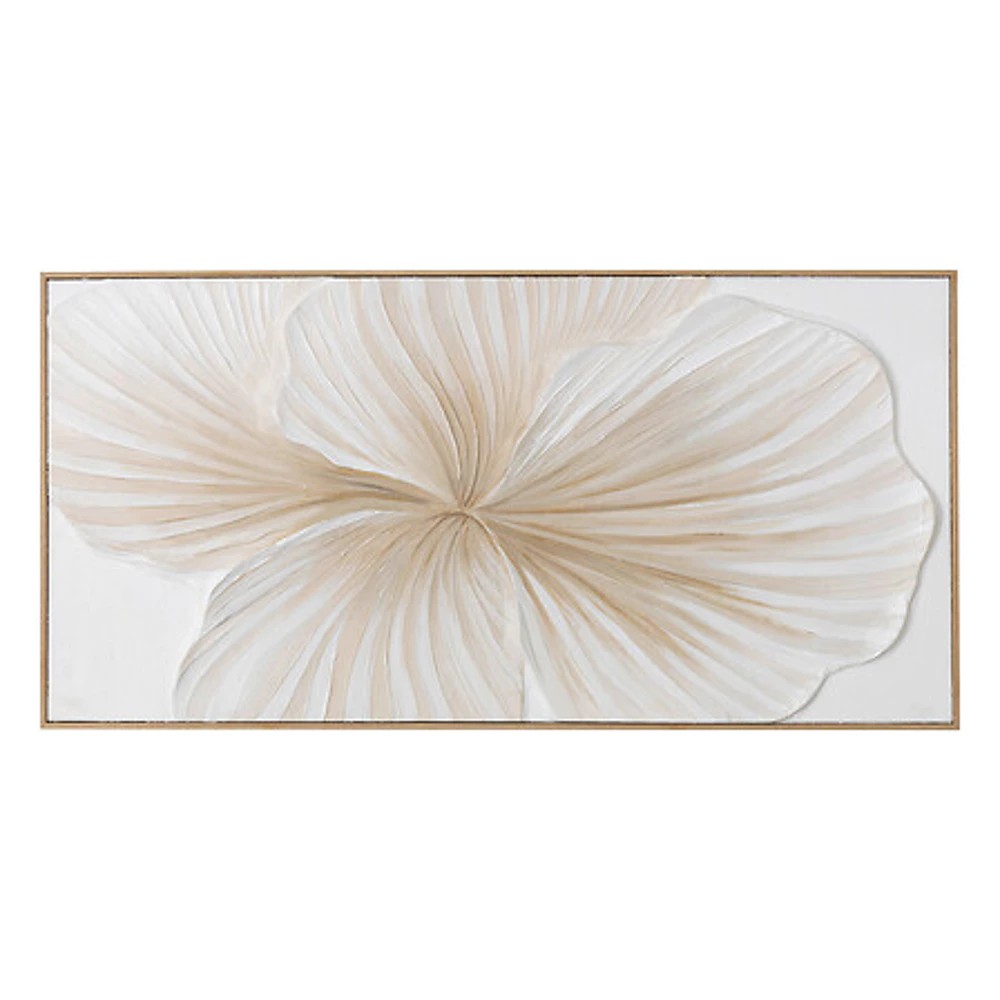 Christina Decoration murale 3D Christina 58x118 cm – blanche