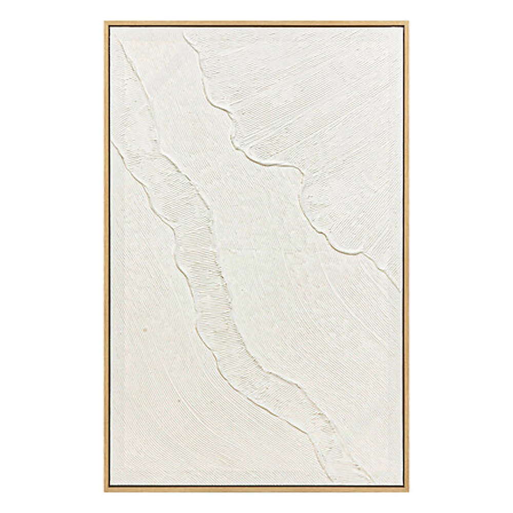 Decoration murale 3D Kohana 116x75 cm – blanc
