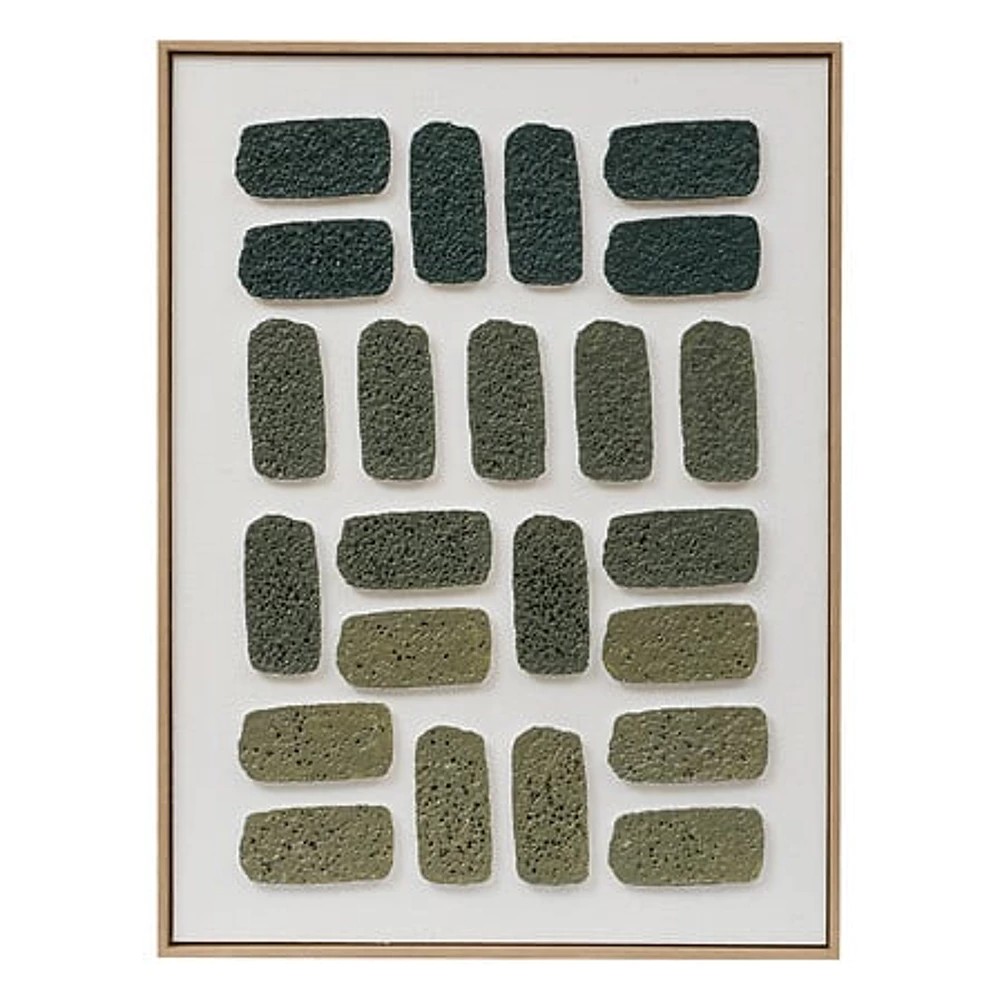 Toile 3D verte Aladji 60x80 cm – vert