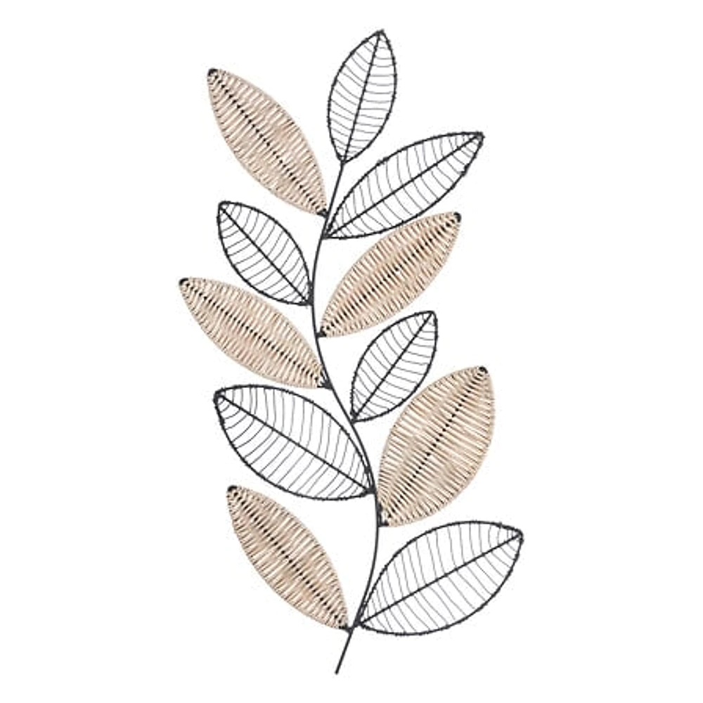 Decoration murale métal Aurore 56x29 cm 