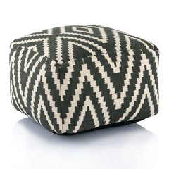 Cube Floor Cushion Pouf Kilim Sitzhocker Style
