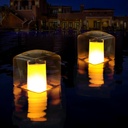 [CT120F] Flamme Flottantes Piscine 2 Lumières solaires  