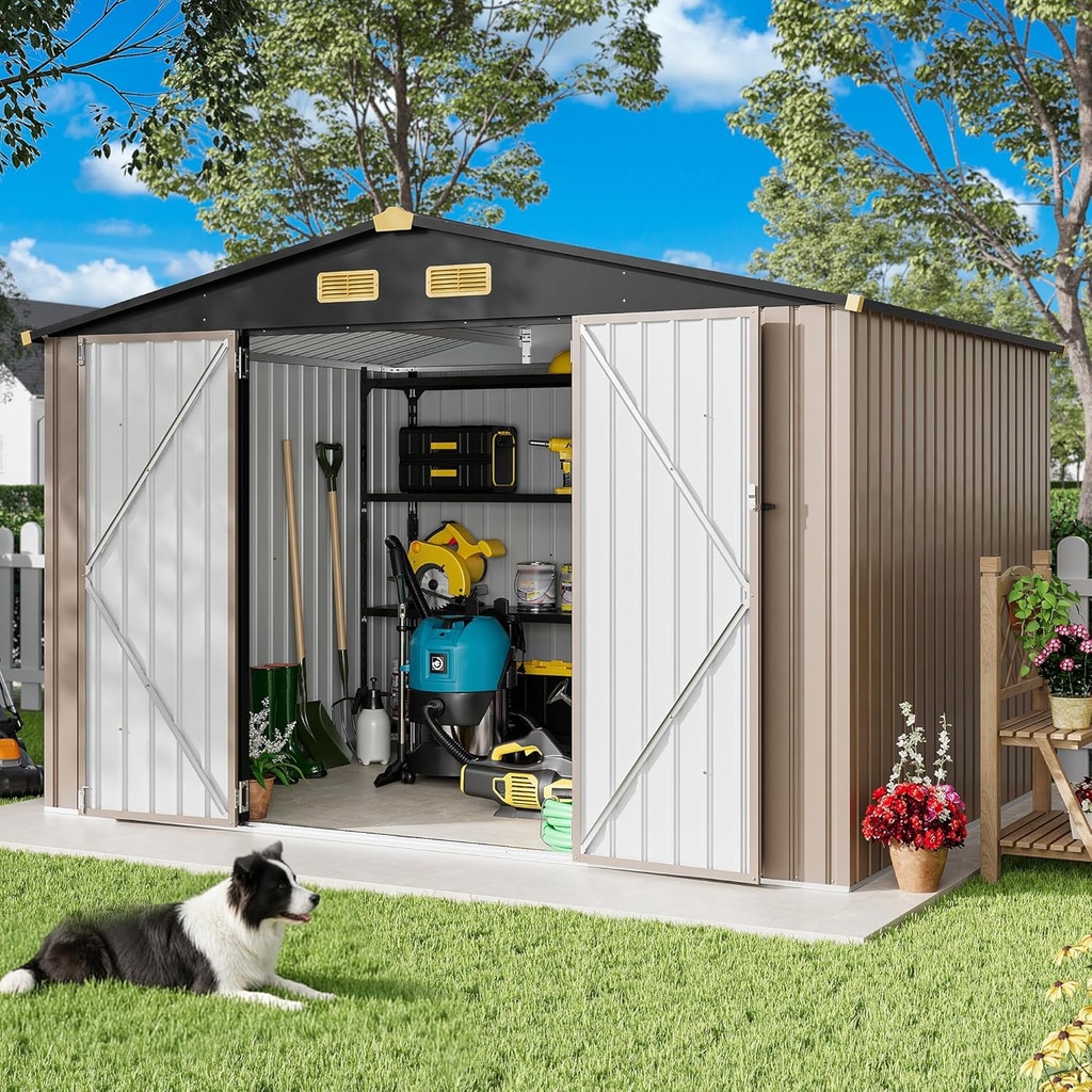 Galvanized steel garden shed 8*6FT (2.4m x 1.83)