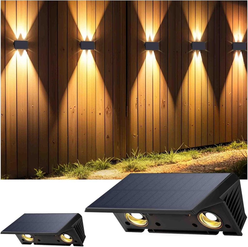 Pack de 2 Lampe Solaire SATURN UP&DOWN 100LM IP67