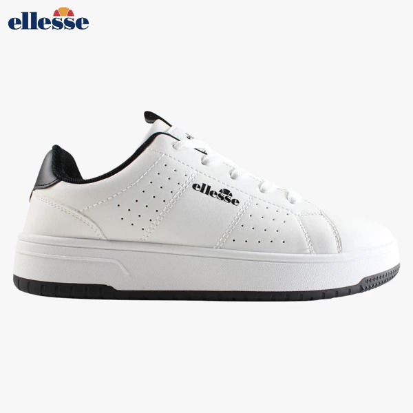 Ellesse Men's WHITE Sneaker Black Border