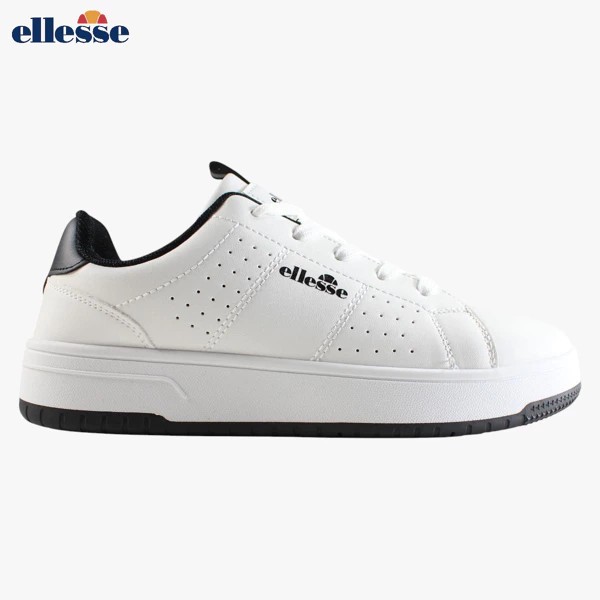 Ellesse Men's WHITE Sneaker Black Border