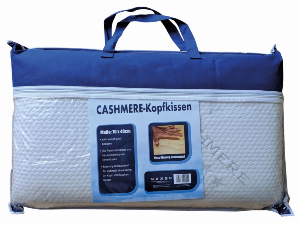Cashmere pillow – 70 × 40 cm