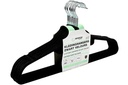[013335 ZEN35] Black velvet hangers, set of 10