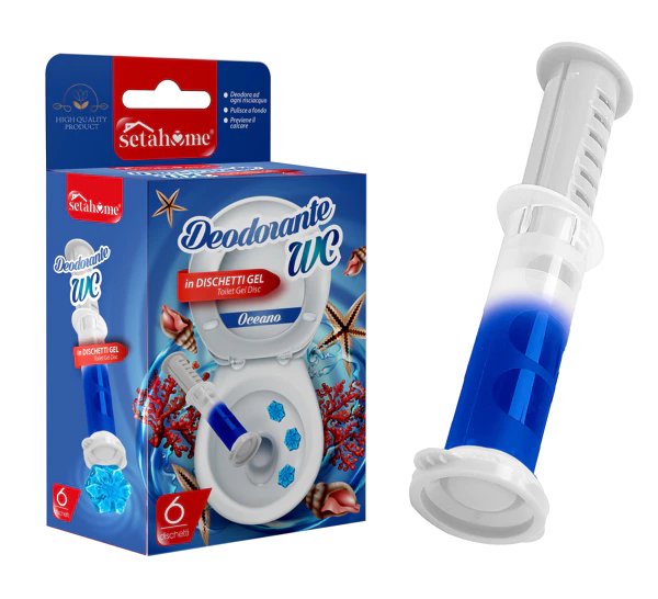 Toilet deodorant gel discs