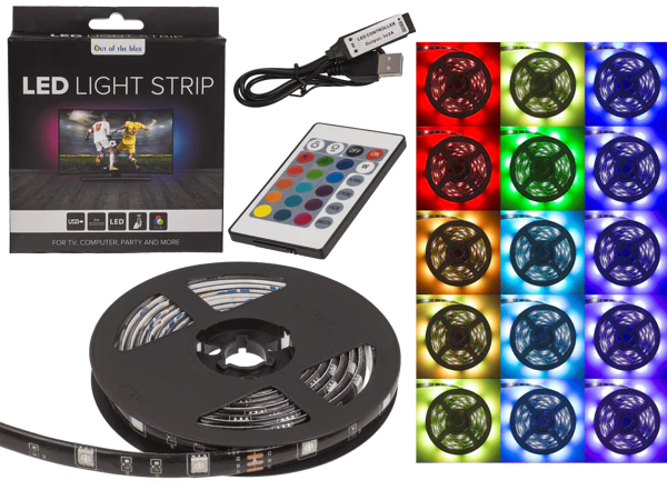 Light strips with color changing LEDs