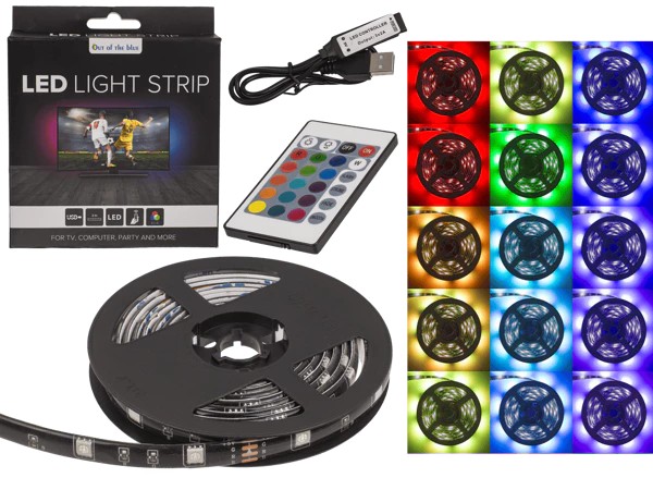 Light strips with color changing LEDs