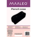 [00024516 ZEN35] Maaleo black expandable double pencil case