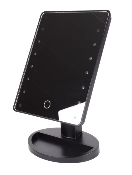 Makeup mirror 16 LED dimmable black