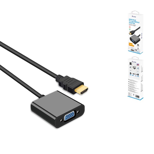 HDMI male to VGA female adapter