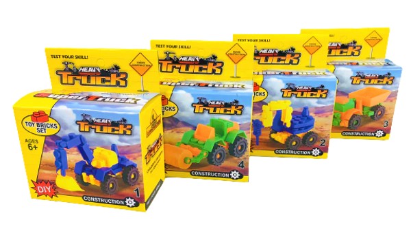 Building blocks construction vehicles