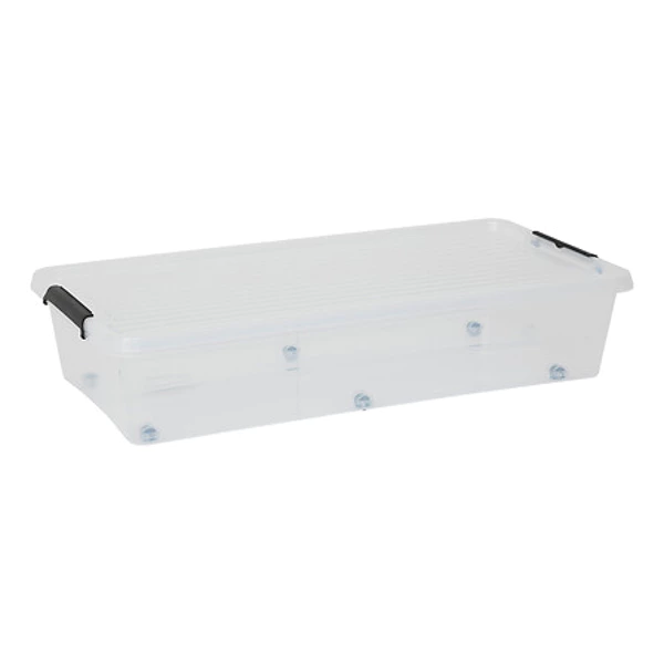 Boite de rangement 35 L Clipbox – transparente