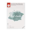 [67360102 ZEN35] Bloc aquarelle / technique mixte, FSC Mix Credit, blanc