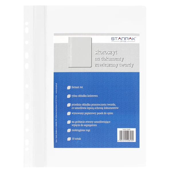 Fichier PVC A4, Starpak lot de 10