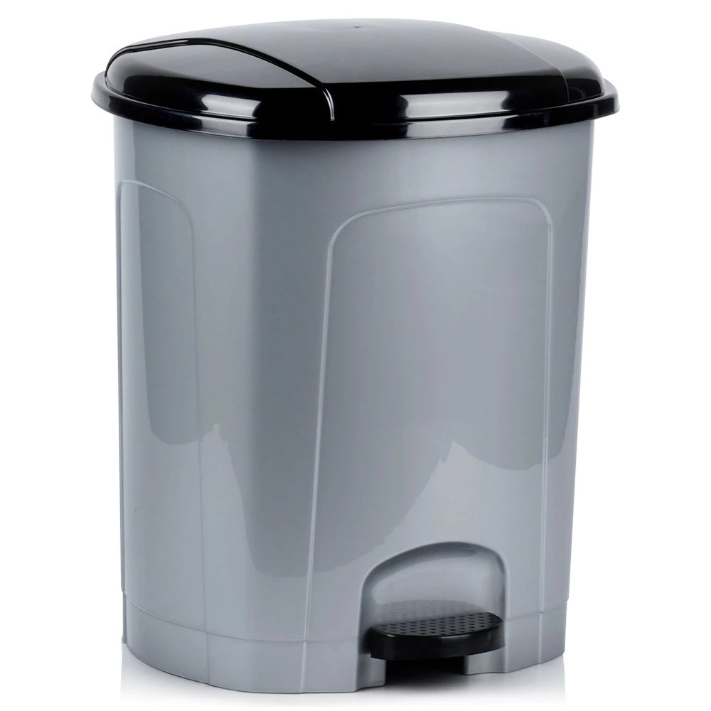 Poubelle en plastique grise 26 l